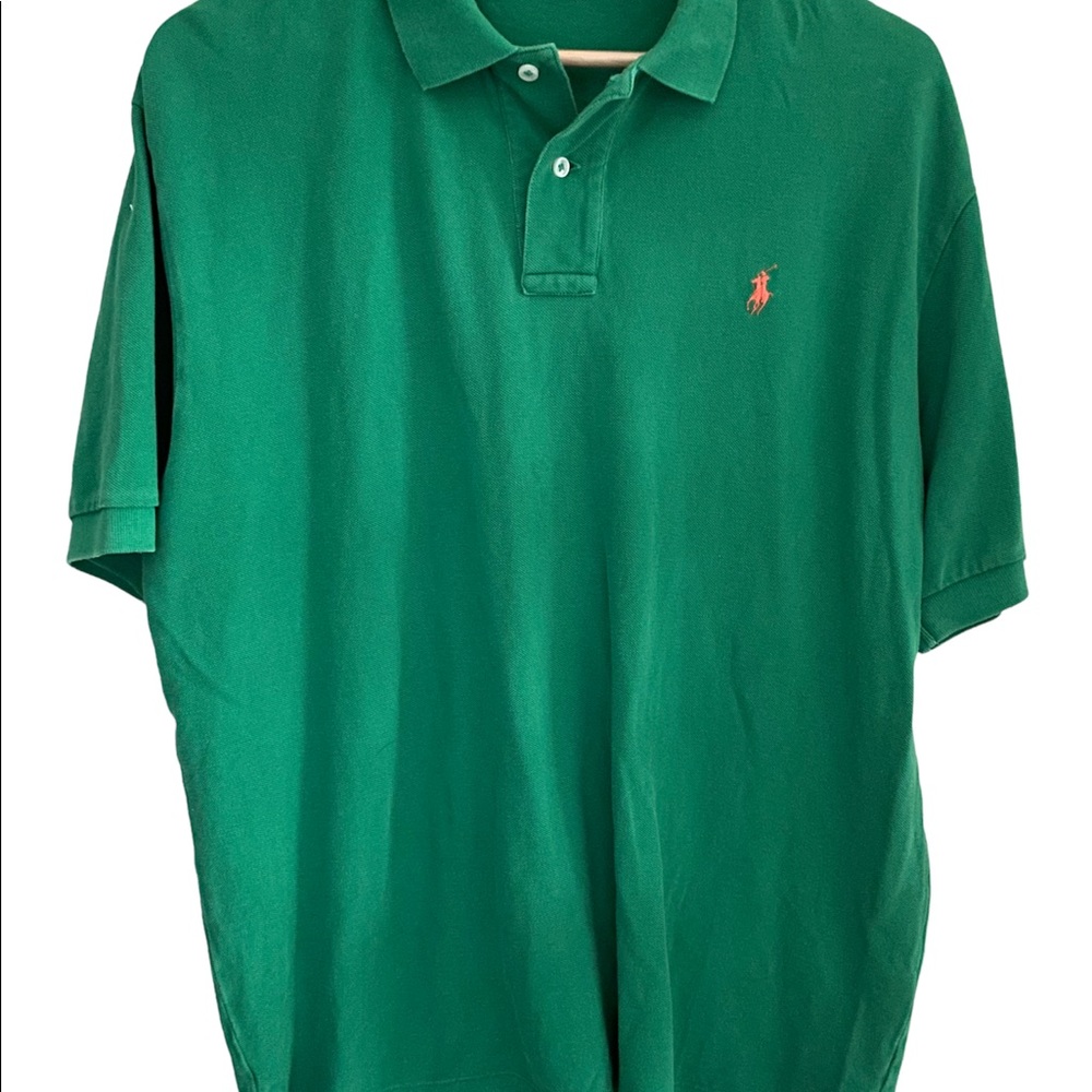 Kelly Green Polo by Ralph Lauren XL